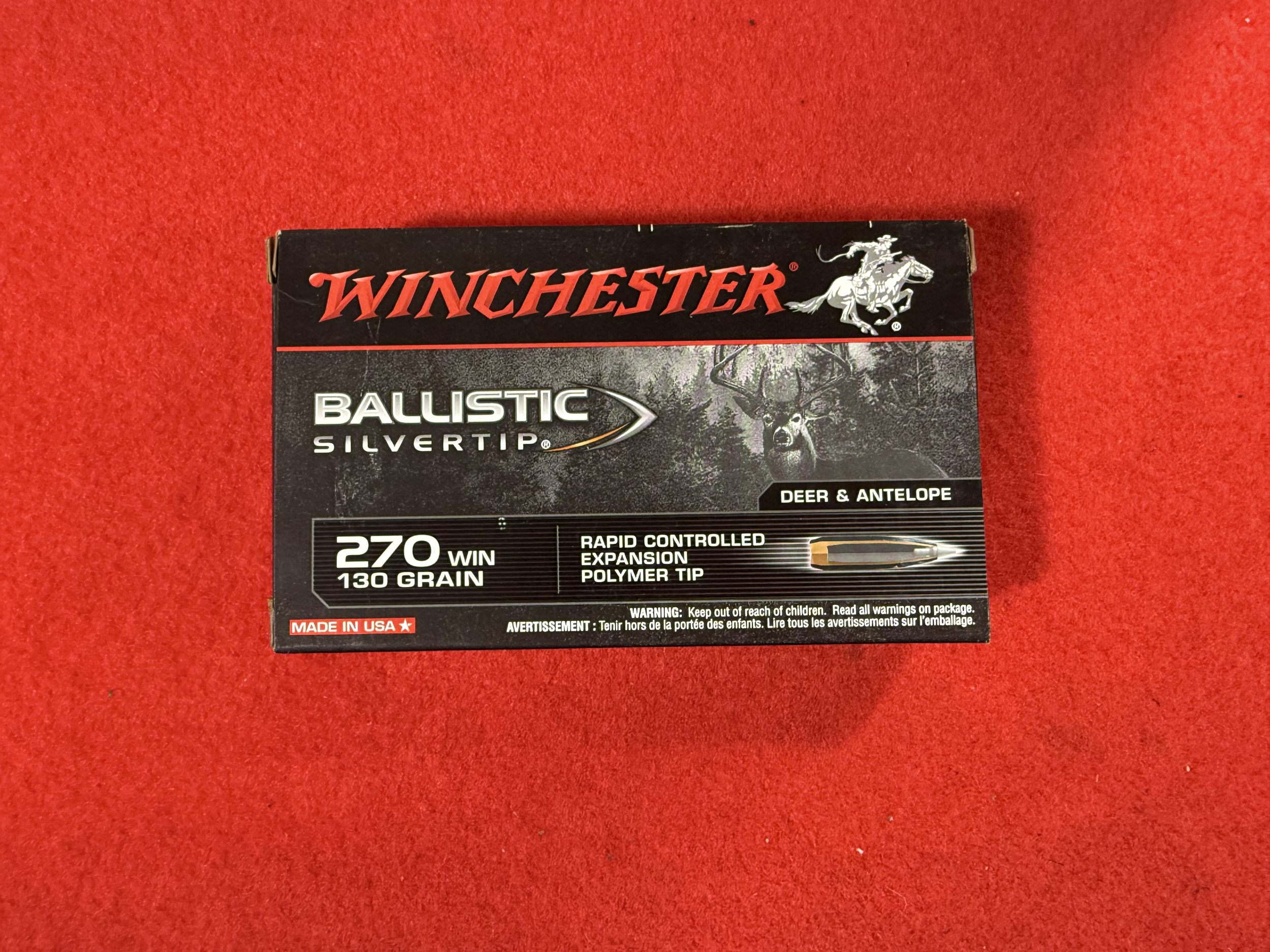 Balles Cal.270 Win WINCHESTER Silver Tip (20)