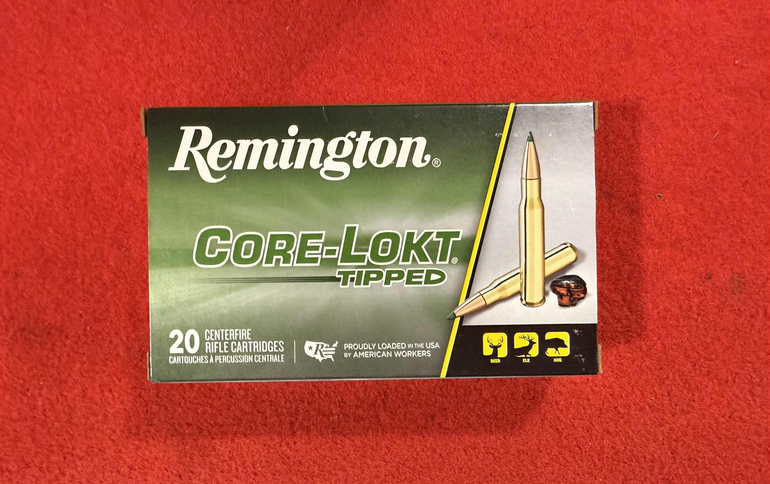 Balles Cal.30-06 Spring REMINGTON Core-Lokt Tipped (20)