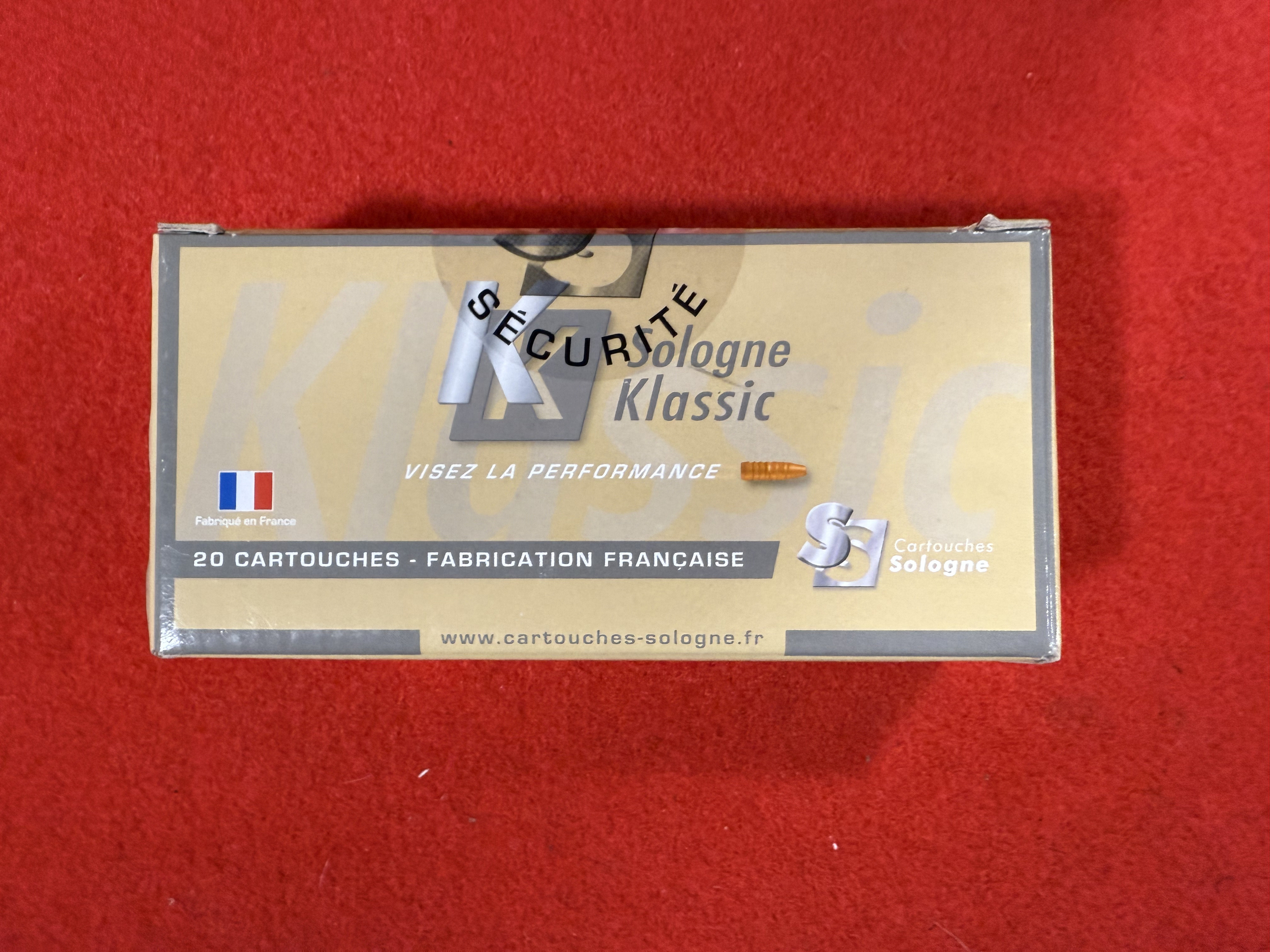 Balles Cal.222 Rem Subsonique SOLOGNE KLASSIC (20)