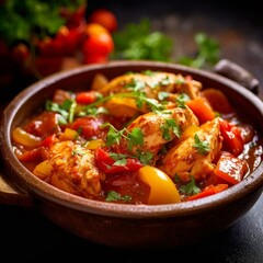 Poulet Basquaise
