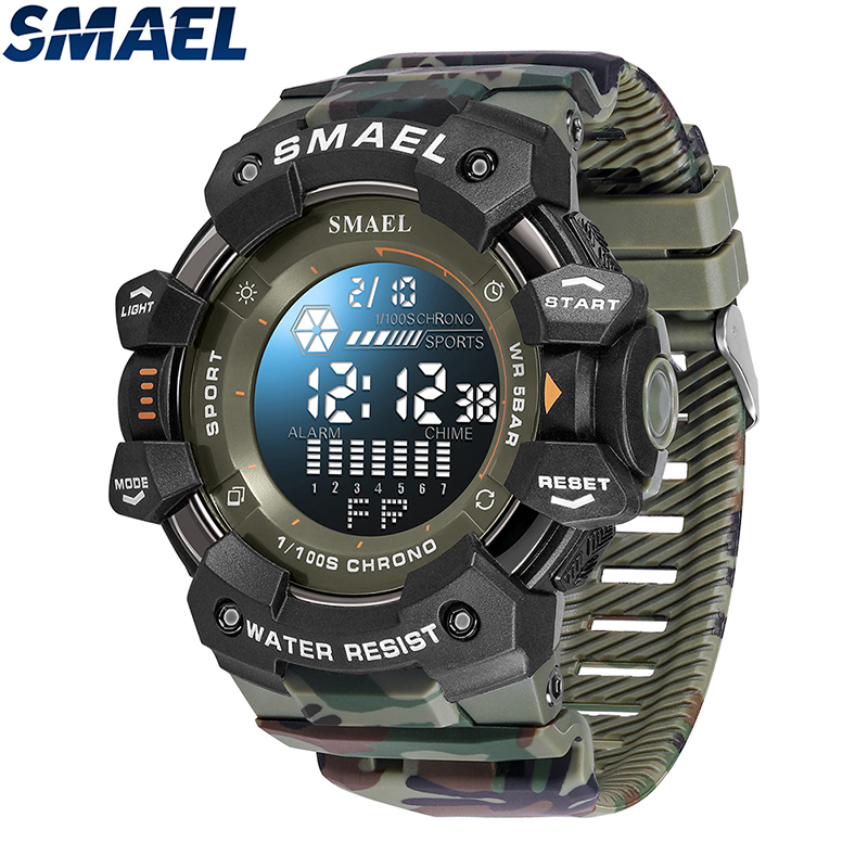 montre SMAEL 8050MC camo vert