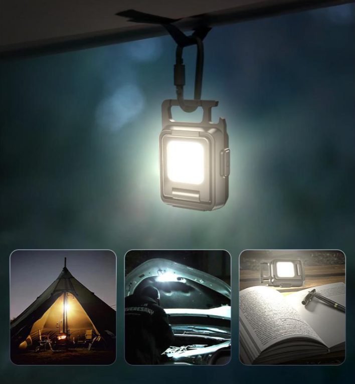 accroche au plafond led triple camping