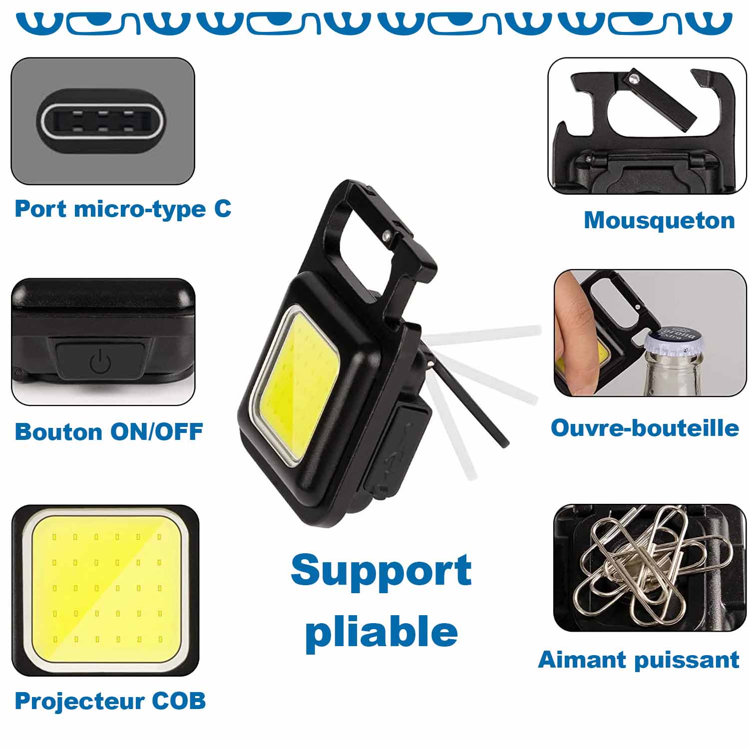 avantages lampe led ultra compacte rechargeable