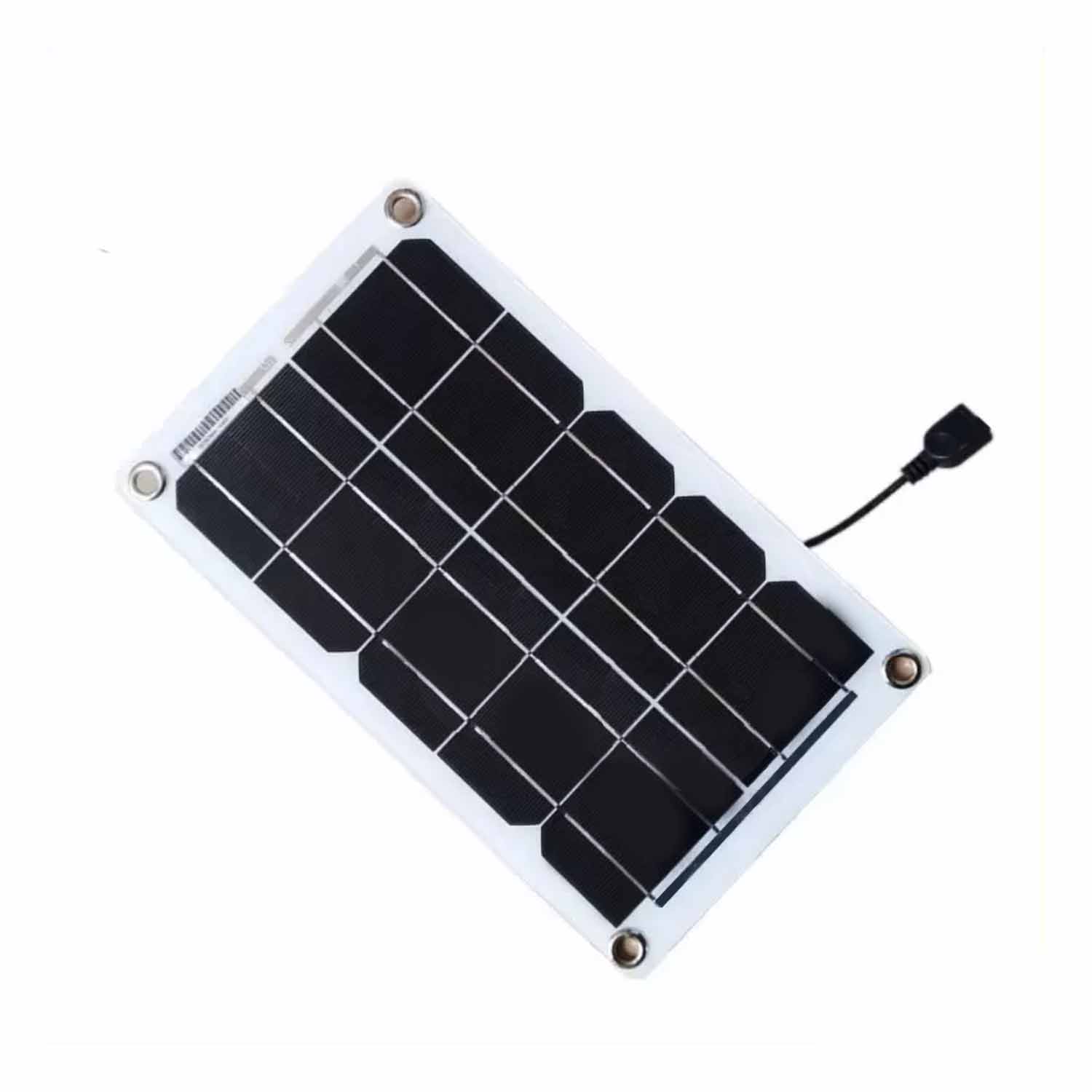 mini panneau solaire 7W 5V équipé 4 oeille avec prise usb femellets