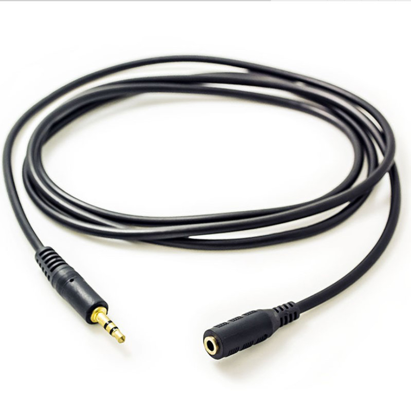 3.5mm male to female cable enroulé