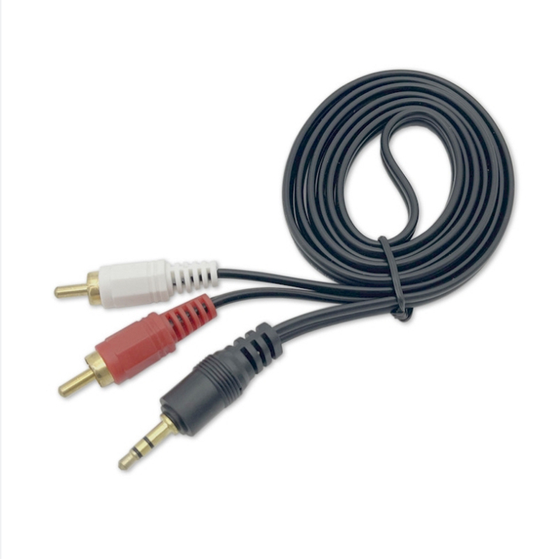 cable 2 rca male  to jack 3.5mm male