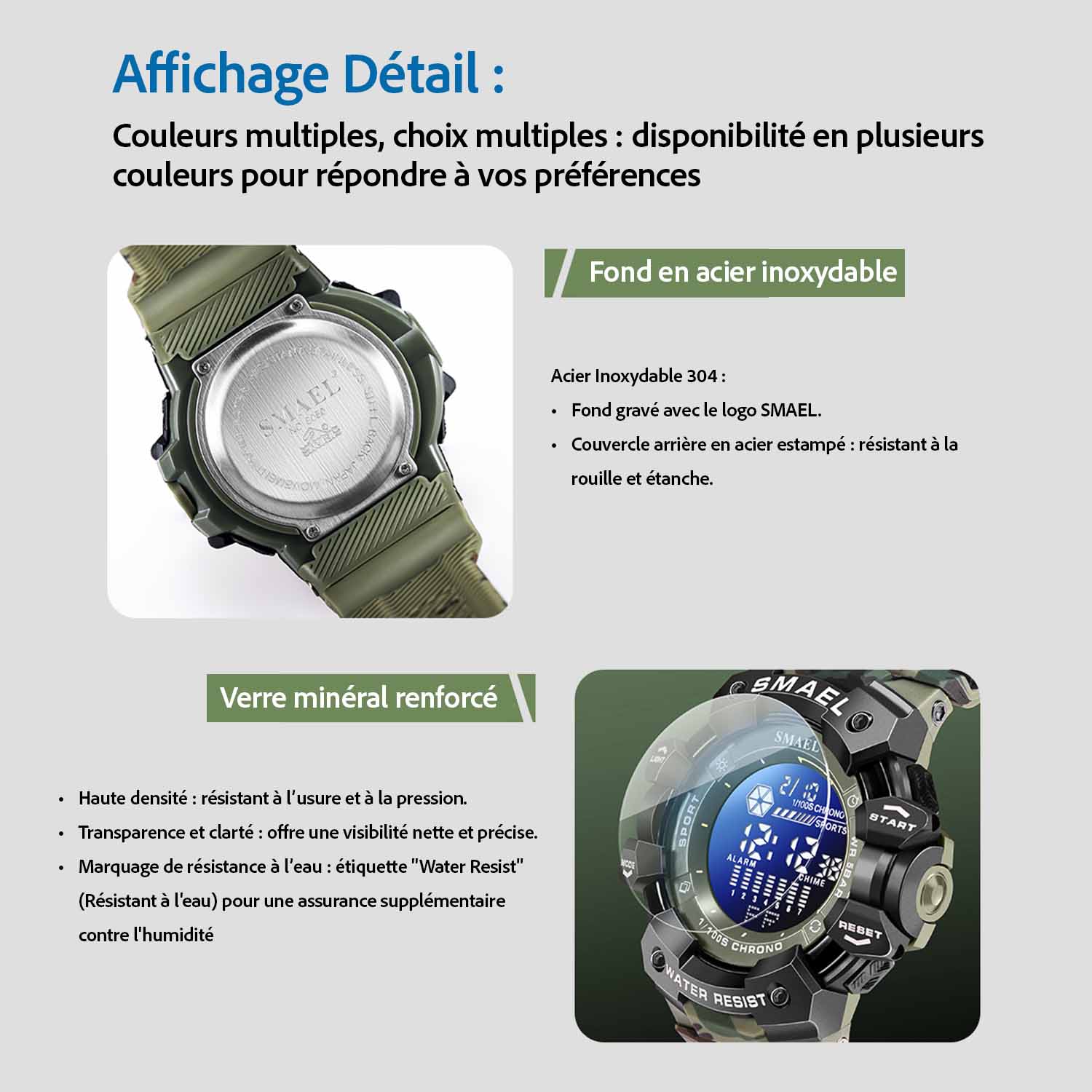 montre 8050 arrière inox