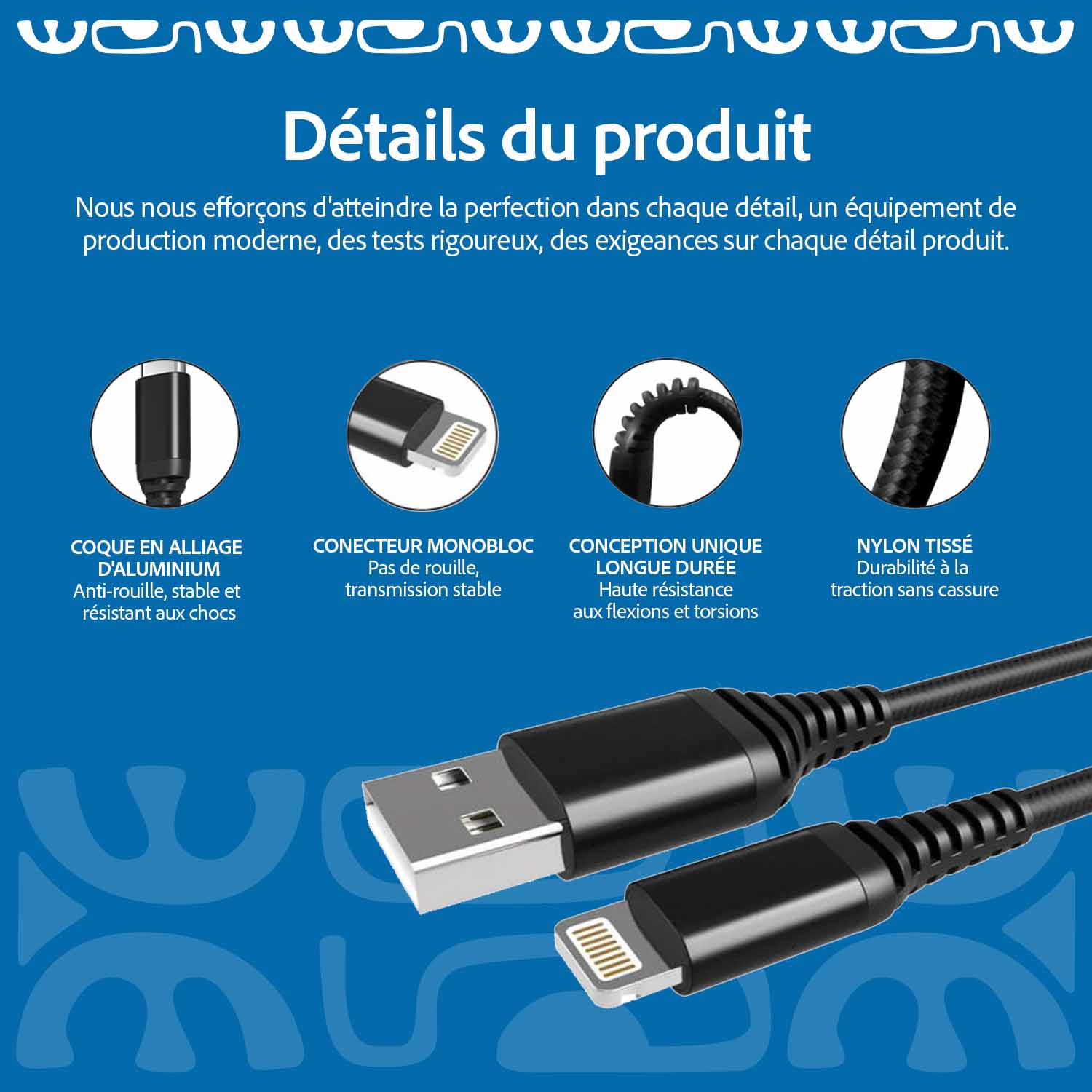 avantages cable usb pour iphone non mfi