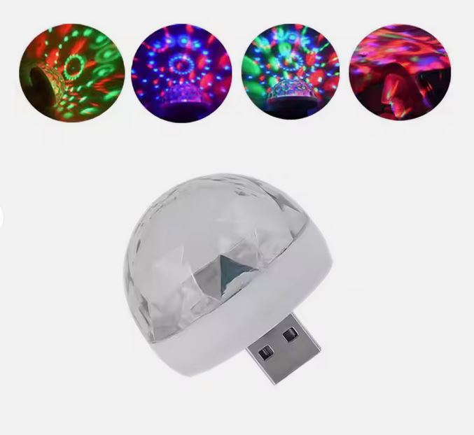 led magic ball 5V et exemples de jeux de lumières
