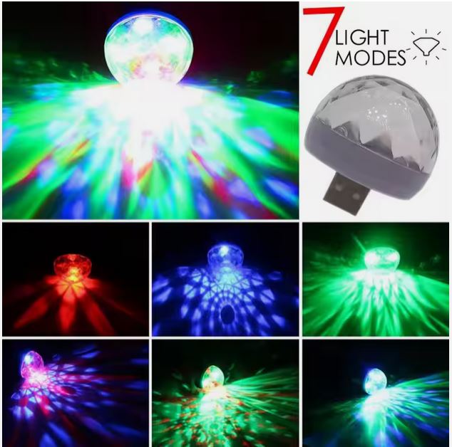 differentes couleurs de lumières magic ball 2