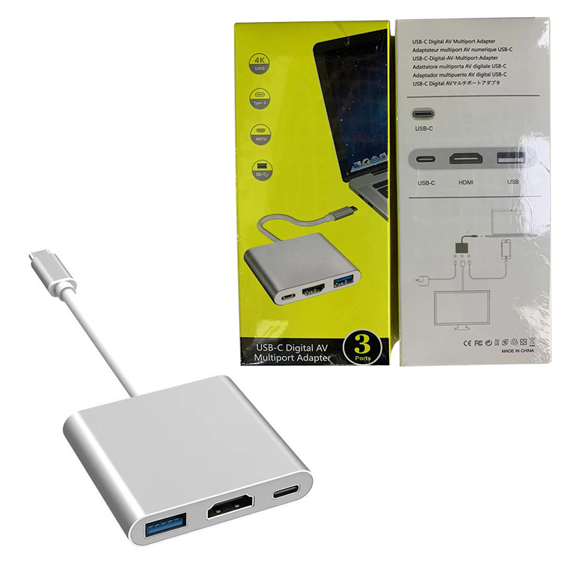 hub C 3 en 1 avec emballage recto verso