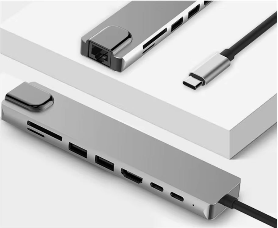 photo hub c  8 in 1 côté et avant sans marque