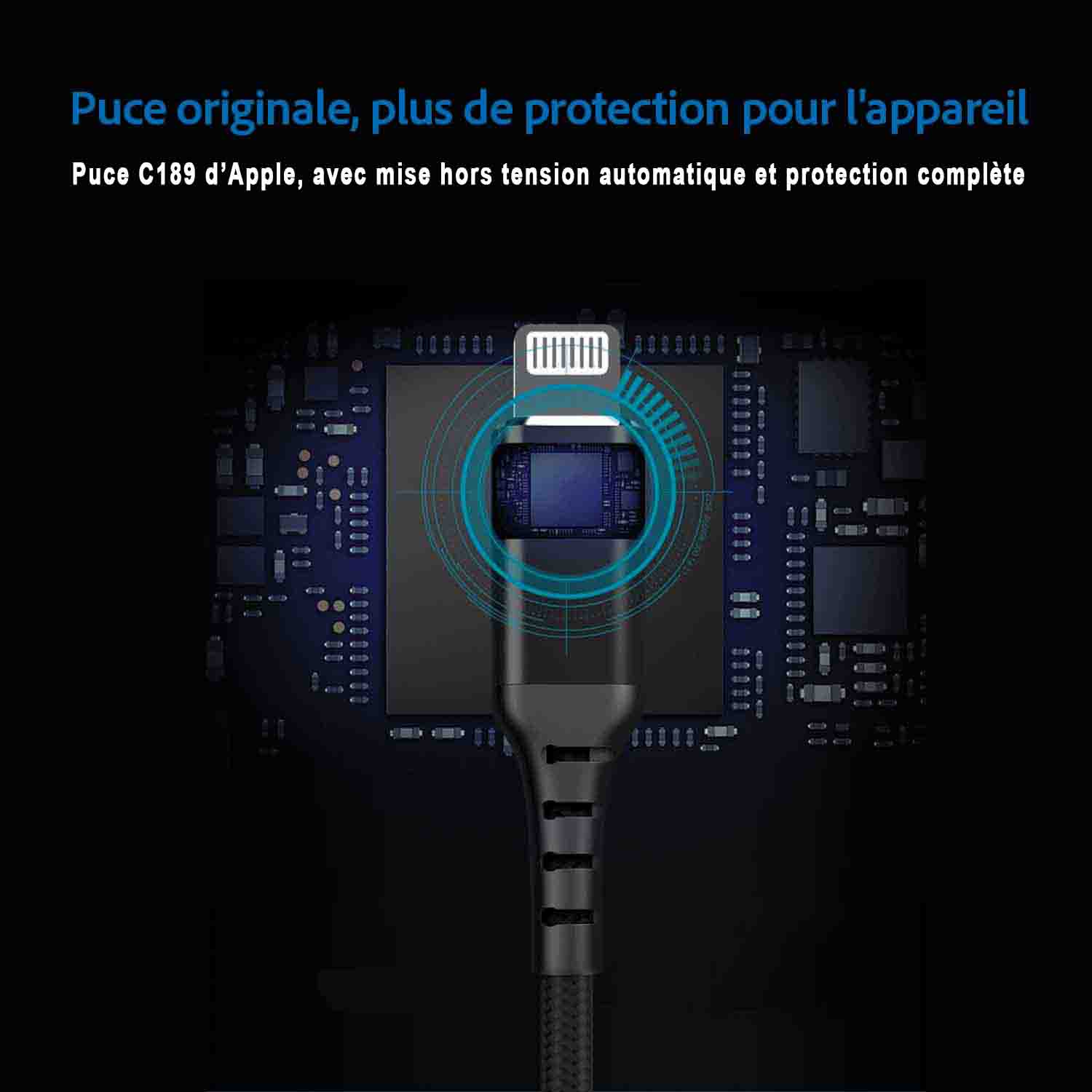 puce originale C189 Apple pour cable MFI