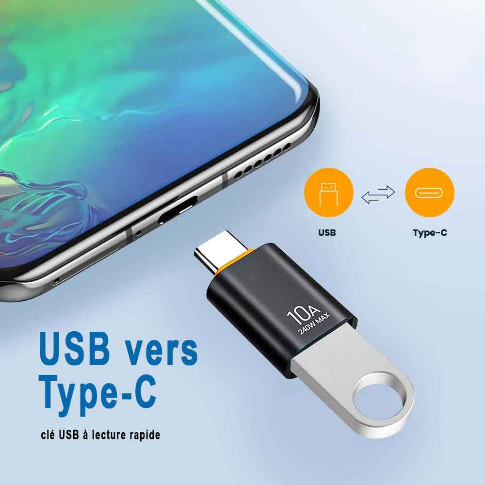 usb vers C pour lire clé usb