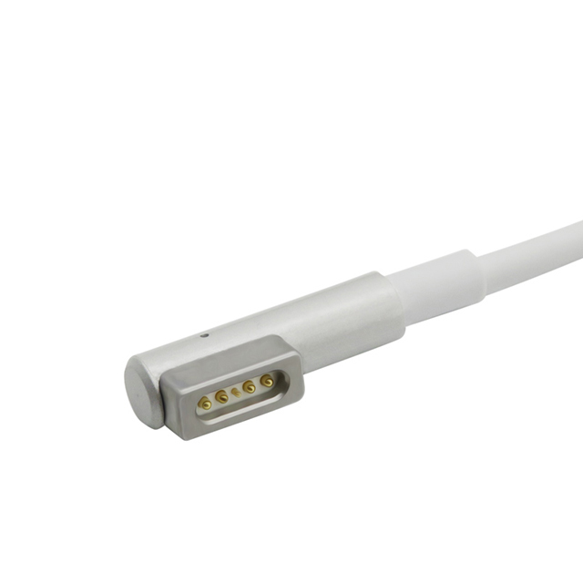 embout type L male de cable pour Macbook blanc