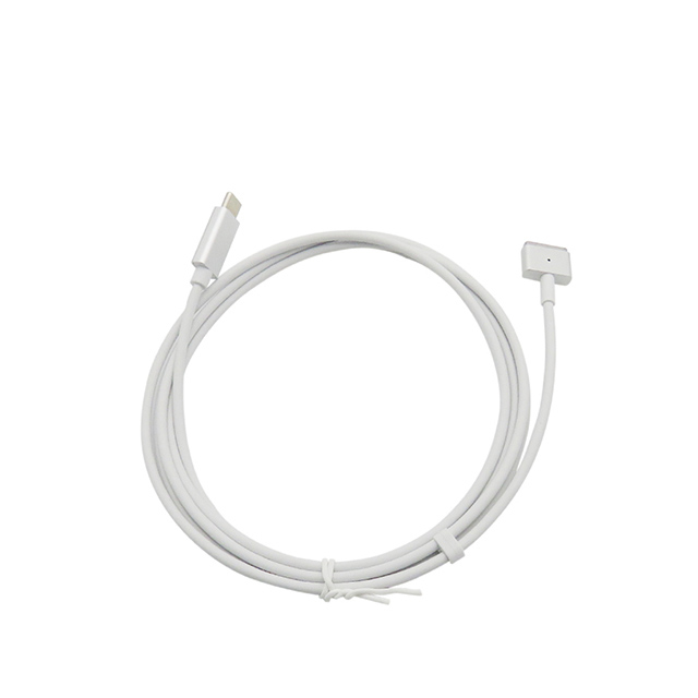 cable blanc 1.8m C vers T magsaf magnetique male male pour Macbook