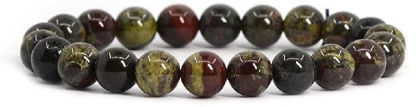 bracelet pierre ronde gragon blood jasper 10mm