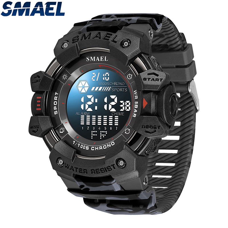montre SMAEL 8050MC camo noir