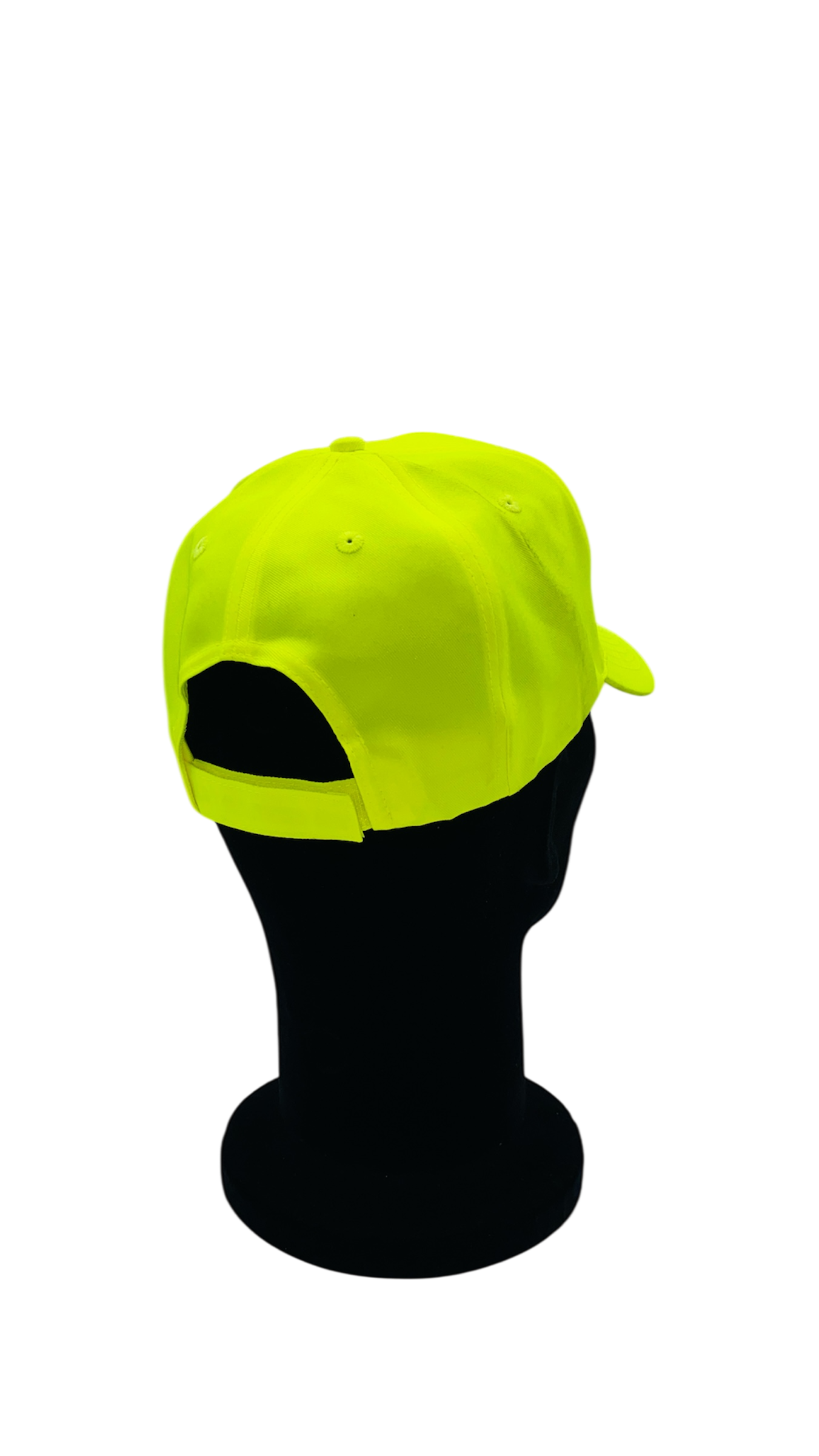 Casquette jaune fluo
