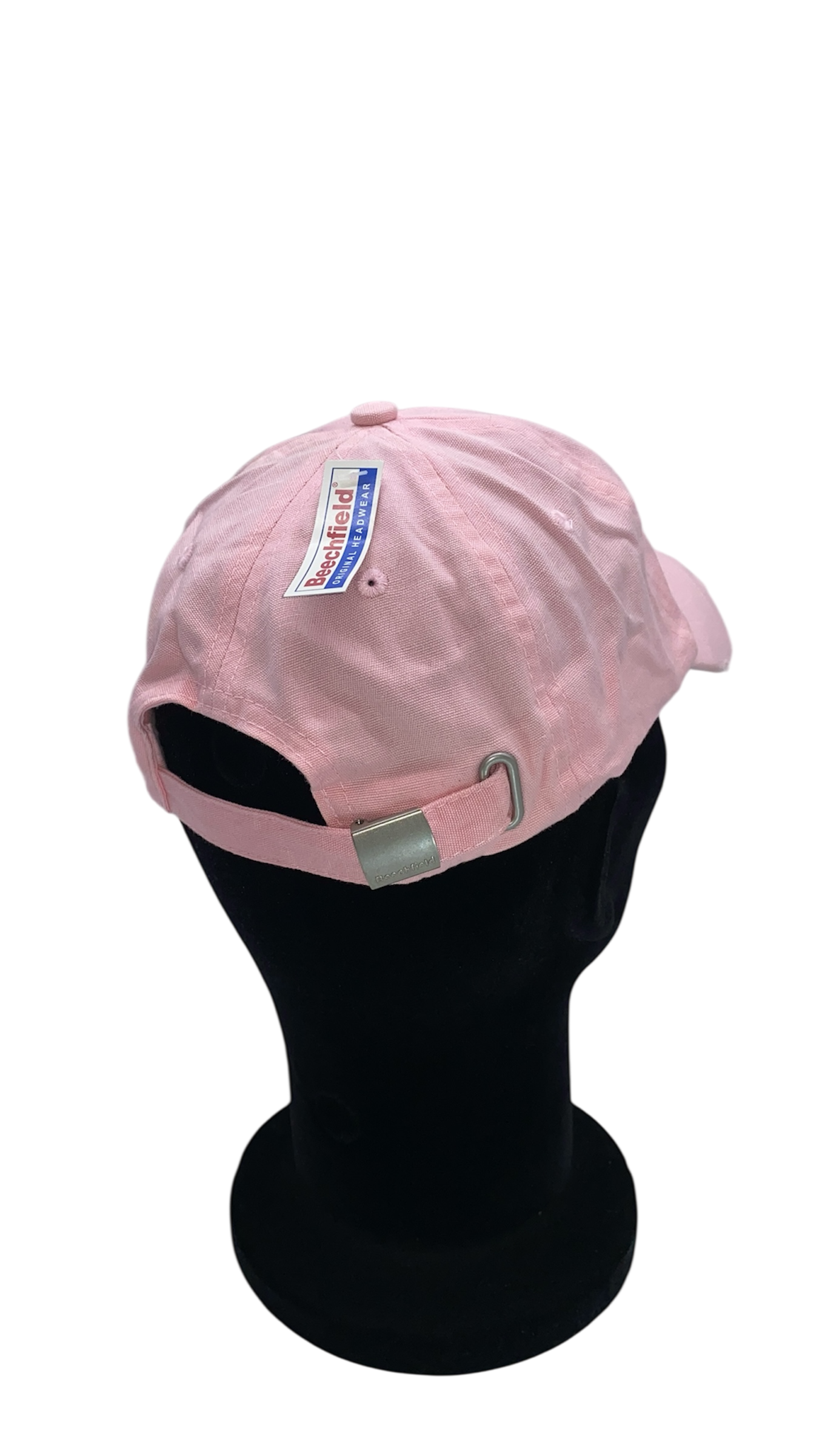 Casquette rose style déchirée