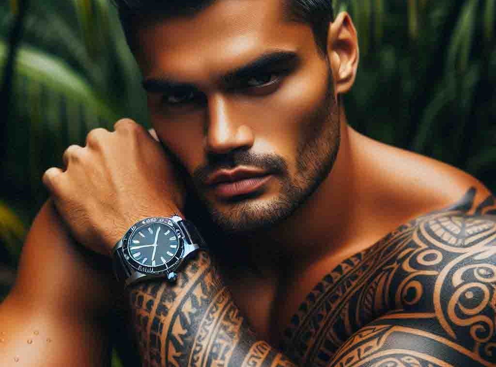 homme montre