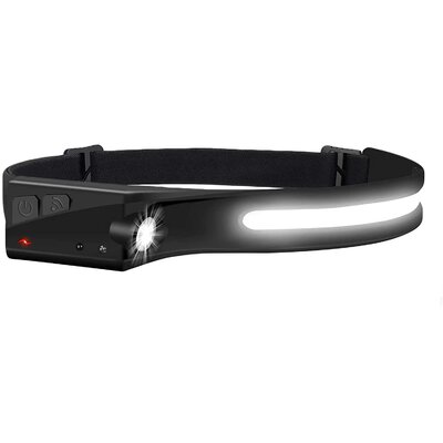 gros plan lampe frontale led rechrgeable sensor