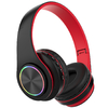 casque audio bluetooth B39 NOIR ROUGE