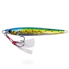 jig leurre poisson métal vert jaune 100g ou 200g
