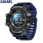 montre SMAEL 8050MC camo bleu