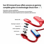écouteurs à conduction osseuse BL09 détails techniques
