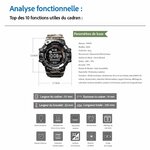 montre 8050 paramètres