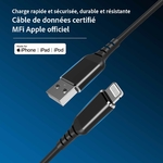 cable USB mfi certifié Apple