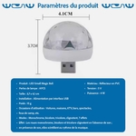 Paramètres lampe led magic ball