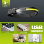 utilisation lampe frontale led rechrgeable sensor