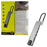 hub C 8 en 1 avec emballages recto verso