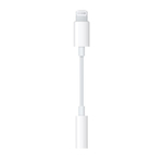 photo 3.5mm to lightning cable 2 blanc