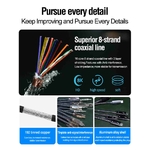 détail de fabrication cable Thunderbolt4 100W