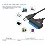 avantages et compatibilité adaptateur usb SATA