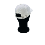 Casquette blanc trait rouge