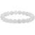 bracelet pierre ronde white jade 10mm