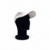 casquette-blanche-trait rouge sur visière-vue profil-sur mannequin tête noire