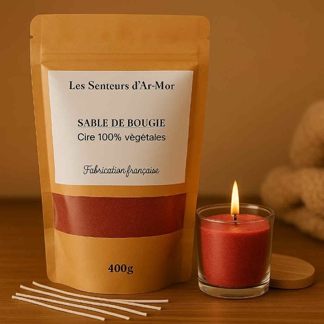 sable de cire rouge