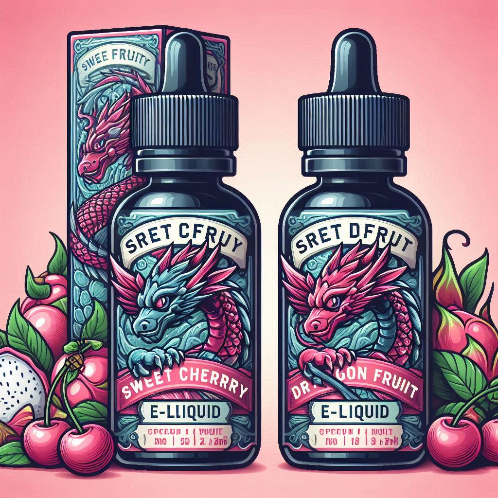 e-liquide saveur cerise sucrées et fruit du dragon