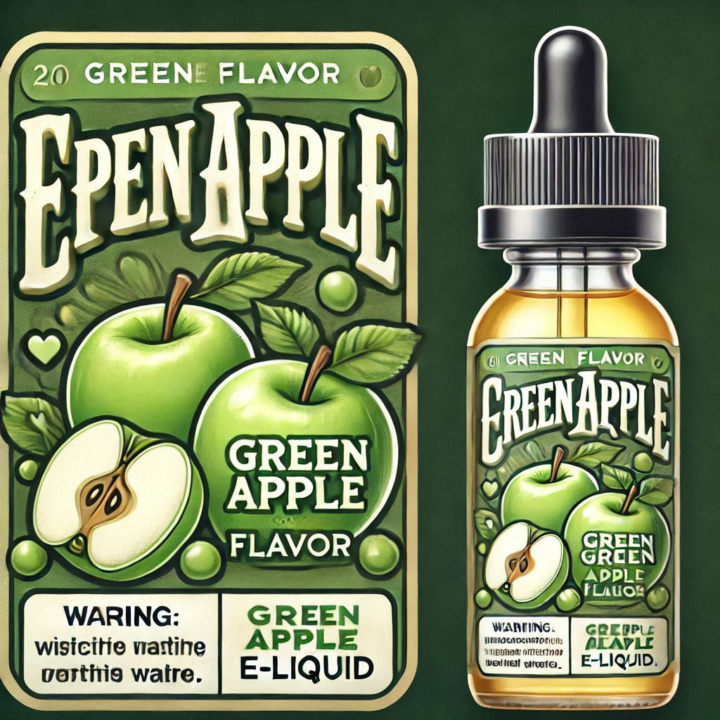 e-liquide  pomme verte