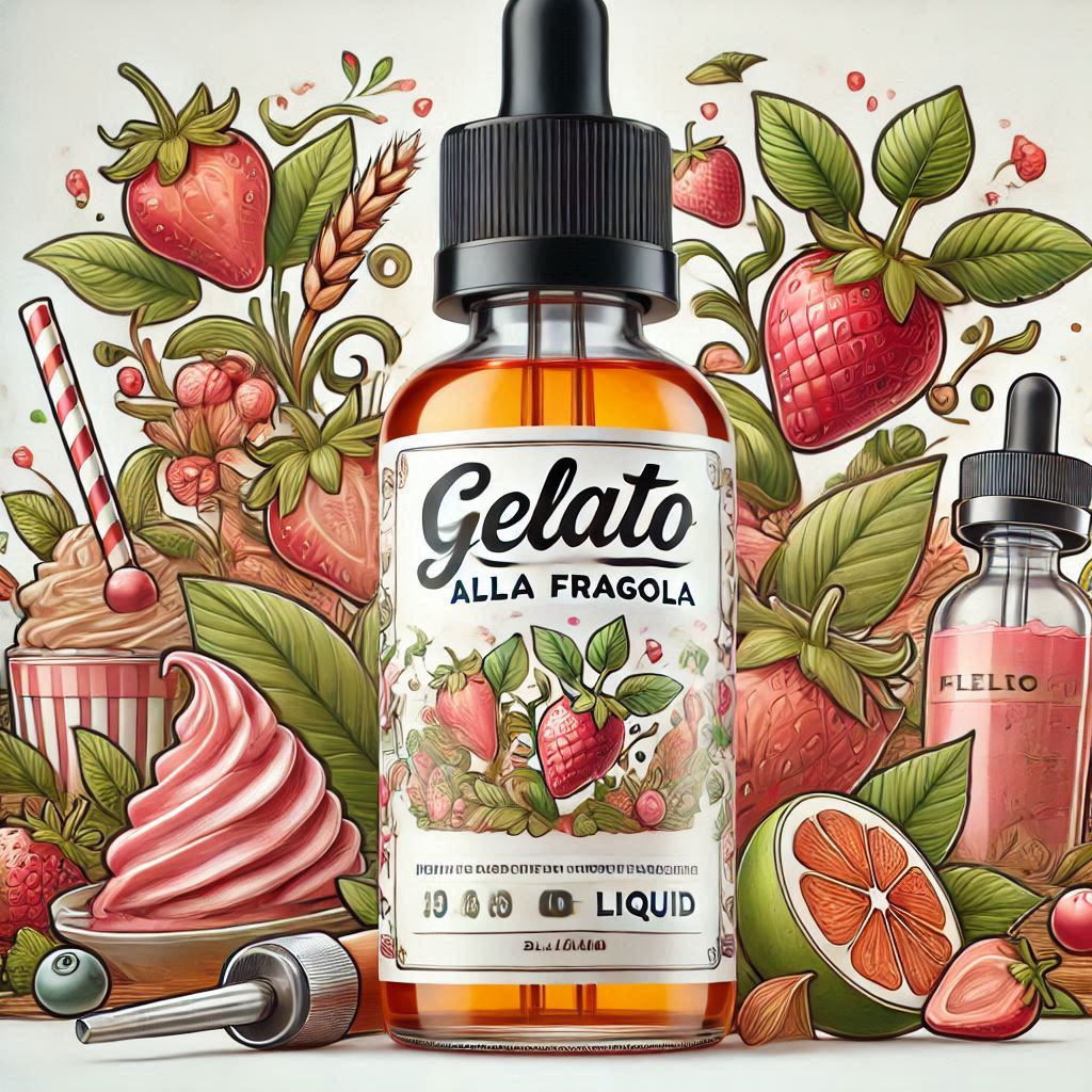e-liquide GELATO ALLA FRAGOLA
