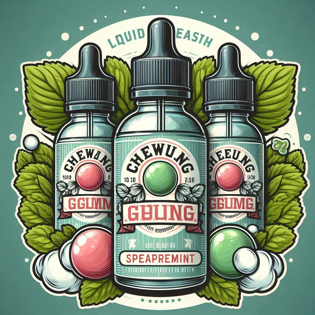 e-liquide chewing gum menthe verte