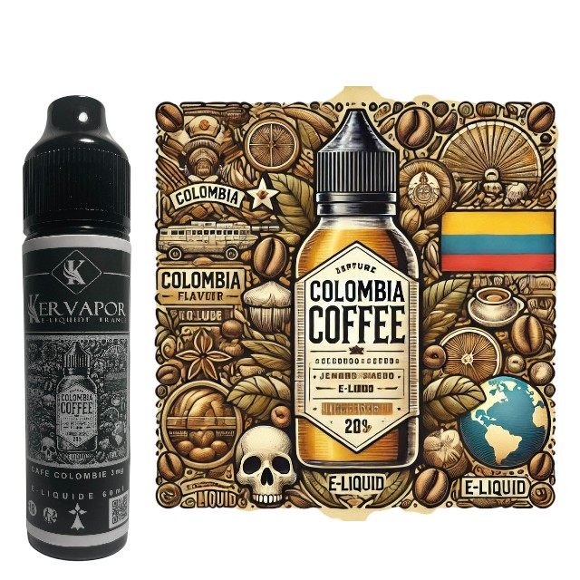 e-liquide café colombie 6mg