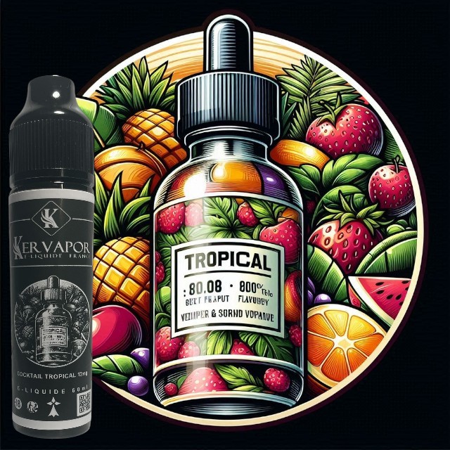 e-liquide cocktail tropical 12mg