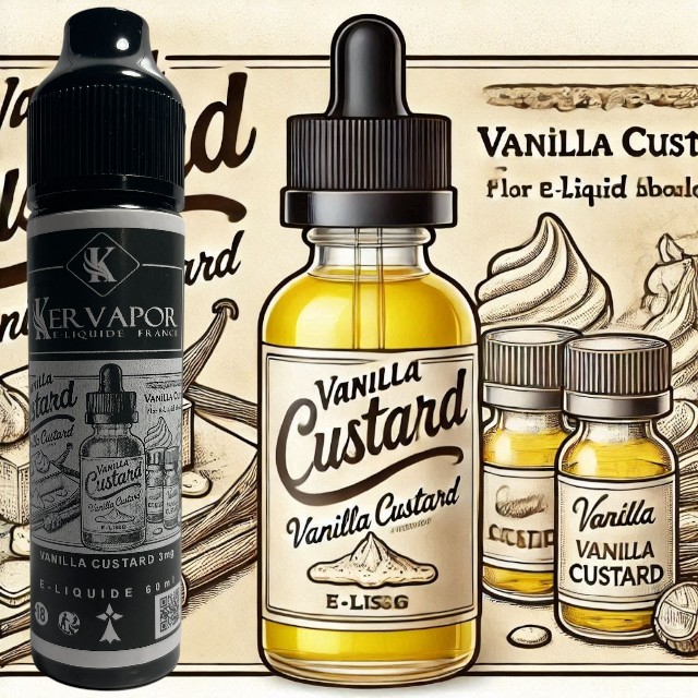 e-liquide vanilla custard 12mg
