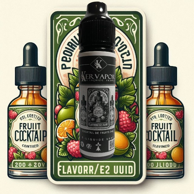 e-liquide cocktail de fruits 0mg